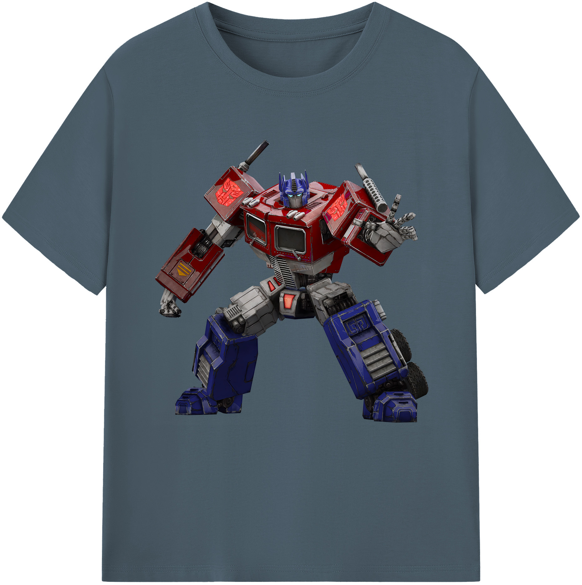 （画像用） Transformers トランスフォーマー 綿100％半袖Tシャツ（フロントプリント）